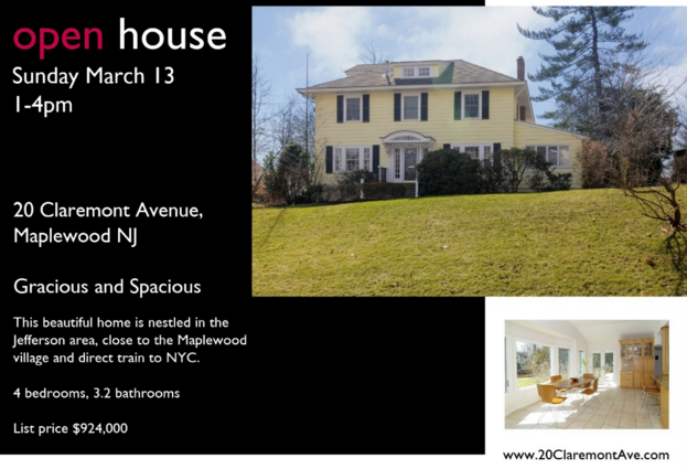 How can you find open houses in New Jersey?